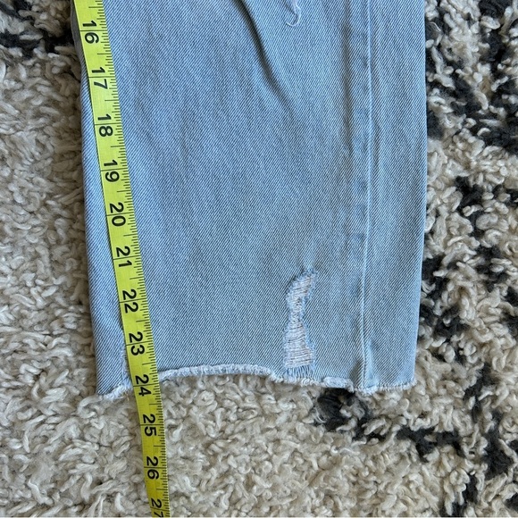 KanCan Sierra High Rise Straight Leg Jeans, Light Wash Distressed, 9 / 28 - Picture 12 of 14